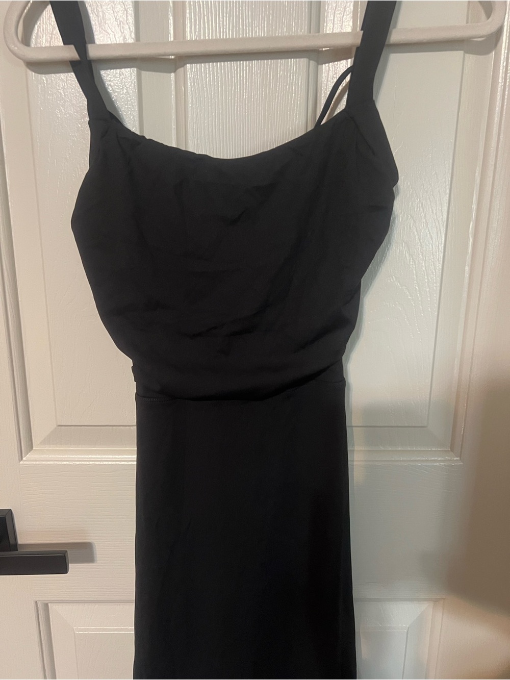 HALARA Black Sleeveless Dress with Square Neck - Picture 9 of 10